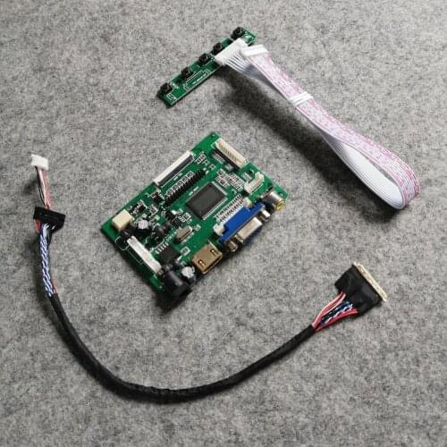 LCD display controller drive board 40-Pin LVDS WLED 60Hz DIY kit 1600*900 laptops For N133FGE/N140FGE/N173FGE screen VGA+AV