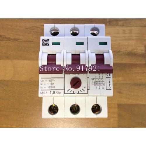 [ZOB] Moeller MS7-1.6 3P Germany MOELLER motor protection switch 1-1.6A miniature circuit breaker