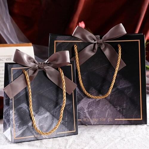 1pcs Marble Gift Bag Box for Party Baby Shower Paper Chocolate Boxes Package/Wedding Favours Birthday Gifts Papieren Candy Boxe