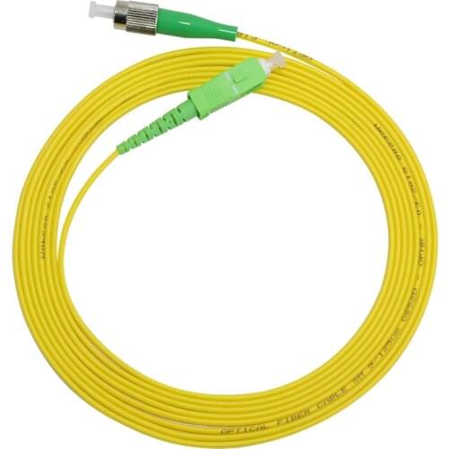 10PCS SC/APC-FC/APC Fiber Optic Patch Cord Cable Single Mode Simplex 2.0mm 1/3/5/10/20/30M Jumper FTTH fiber optic jumper cable