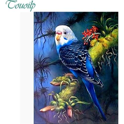DIY Diamond embroidery round Forest parrot full drill diamond painting Cross Stitch sets pictures of Rhinestones mosaic decor