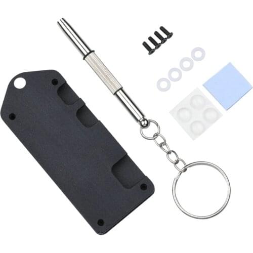 Aluminum Case for Raspberry Pi zero W Metal Shell Black Silver Enclosure Box Cover Compatible with RPI 0 and RPI 0 W