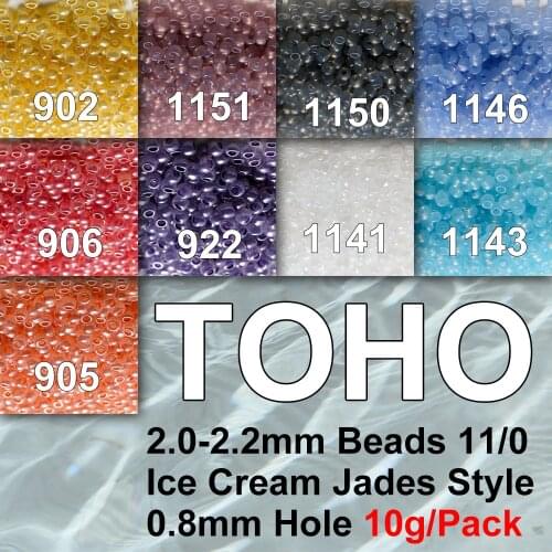 BLUESTAR handmade japanese miyuki Ice style Clear Glass seed beads DIY necklace bracelet accessories for jewelry 10g/pack