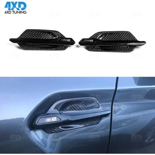 Carbon Fiber side Fender For BMW F87 M2 Air Vent Fender trim with M logo body kits Exterior part 2014 2015 2016 2017 2018 2019