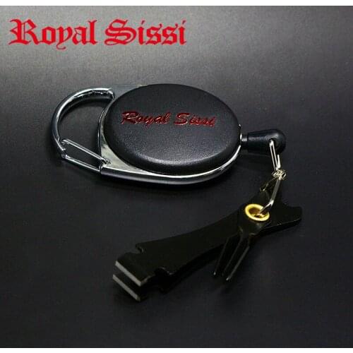 Hot 1 combo assistive fly fishing tools subline nipper scissors with Extractor Zinger Retractor &fly fishing line clipper cutter