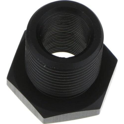 Black Auto Car Oil Filter Threaded Aluminum Adapter 1/2-28 to 13/16-16