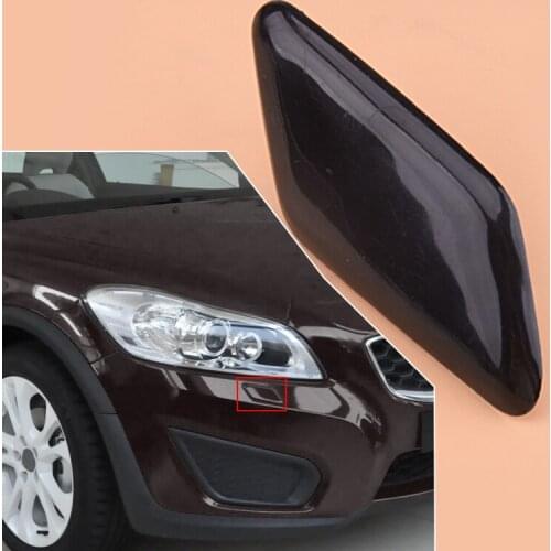 CITALL New Car Front Right Side Headlight Washer Nozzle Cover Cap Fit For Volvo C30 2010 2011 2012 2013 39863944 31214638