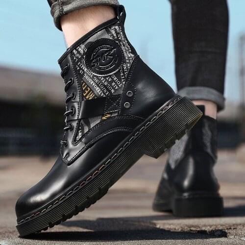 Designer All Season Unisex 2021 Boots Genuine Leather Men Shoes For Man Women Shoes Fashion Brand Botas Winter Mujer Ankle Boots