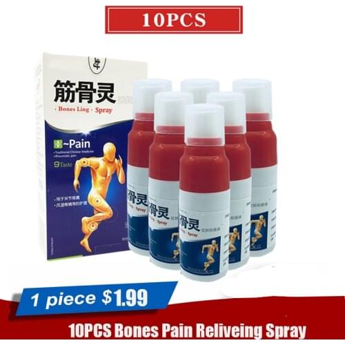5-10pcs Pain Relief Spray Rheumatism Arthritis,Muscle Sprain Knee Waist Back Shoulder Spray Tiger Orthopedic Plaster Health Care
