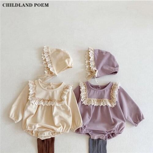 Princess Baby Girls Clothes Spring Newborn Baby Romper Jumpsuits Infant Baby Girls Romper Lace Baby Clothes Toddler Romper Girl