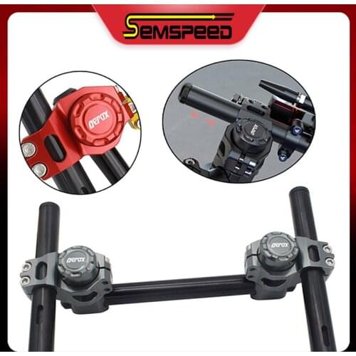 SEMSPEED Aerox Free Extension and Contraction Motorcycle CNC Handlebar Grips Mounting Kit For Yamaha Aerox 155 NVX 155 150 125