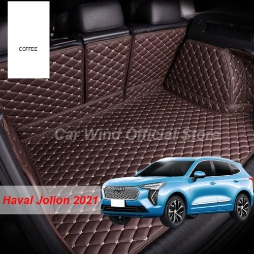Leather Material Car Trunk Mats For Haval Jolion 2021 Cargo Liner Accessories