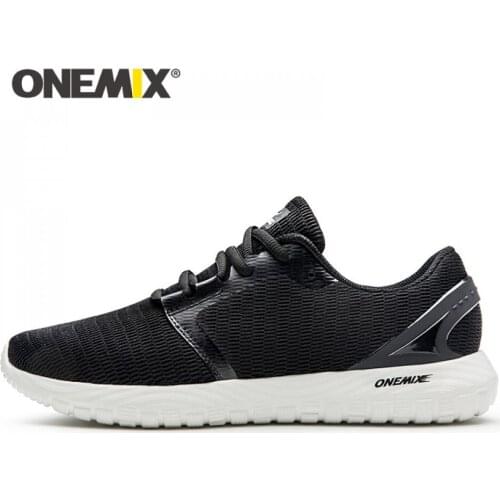 ONEMIX Mens Running Shoes Cool Sneakers Deodorant Insole Light Soft Comfortable Sneakers For Outdoor Running Hogging Walking
