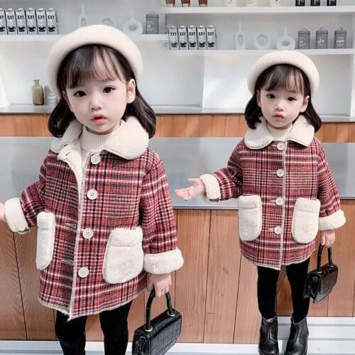 Plus Velvet Jacket Spring Autumn Coat Outerwear Top Children Clothes School Kids Costume Teenage Girl Clothing High Quality