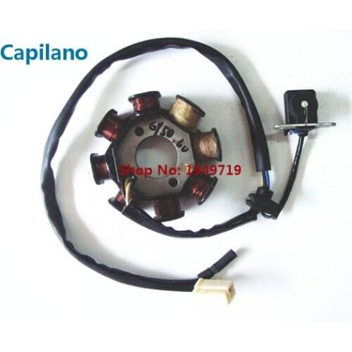 Motorcycle scooter inner rotor kit ignition stator magneto coil GY6 60 GY6-60 for GY660 parts in 8 pole