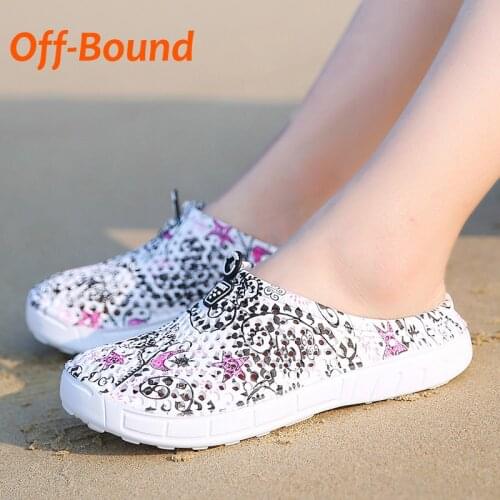 Off-Bound Summer Women Slippers Outdoor Clogs Garden Slippers Beach Sandals Bathroom Loafers Casual Massage Home House Shoes