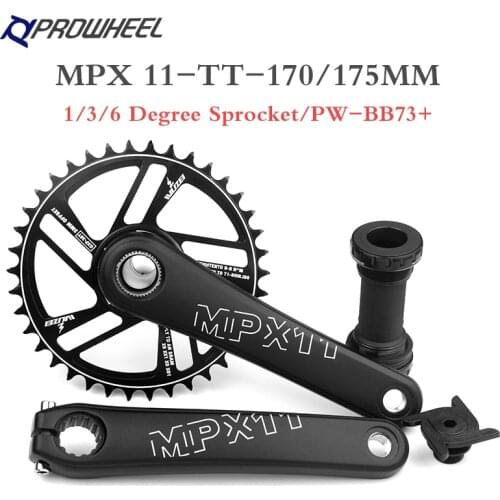PROWHEEL Crank 170MM 175MM Bicycle Chainring 30T 32T 34T 36T 38T 40T 42T Narrow Width Bike MTB Sprocket For SRAM SHIMANO Deore