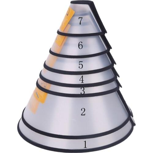Transparent Pet Protective Collar Cat Neck Collar Recovery Cone Collar for Anti-Bite Lick Surgery Wound Cat Dogs Medical Collar