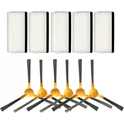 Robot vacuum cleaner side brush hepa filter sponge for NEATSVOR X500 X600 Robot Vacuum Cleaner Accessories filters replacement