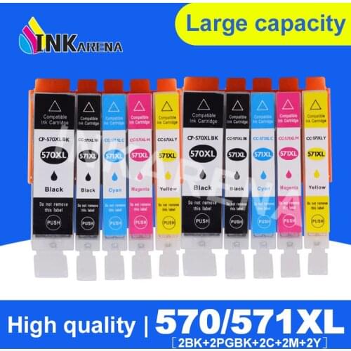 Compatible For Canon PGI 570 CLI 571 XL Ink Cartridge For Pixma MG5750 MG5751 MG5752 MG5753 MG6850 MG7750 MG6853 MG7753 Printer