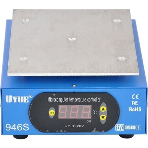 946S preheating station 220V 400W 140X200mm LCD Digital Thermostat Platform heating plate for phone repair screen separator