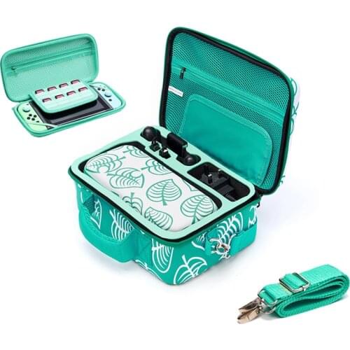 2 in 1 Animal Crossing Storage Bag for Nintendo Switch Hard Shell Carrying Case Nintend Switch Accessories Box