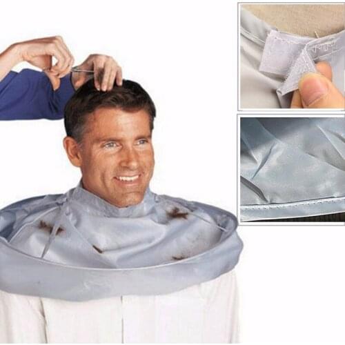 3D Hair Cut Cloth Hairdressing Cloak Hair Dye Salon Barber Cape Silver Haircut Capes Styling Accessories
