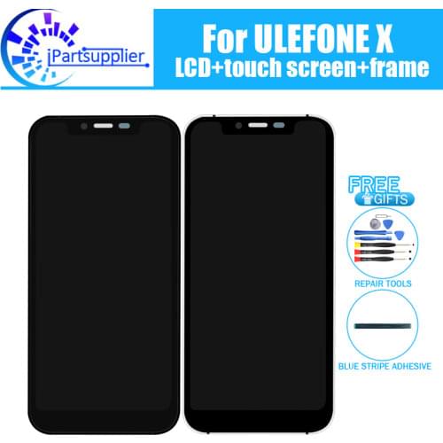 ULEFONE X LCD Display+Touch Screen Digitizer +Frame Assembly 100% Original New LCD+Touch Digitizer for ULEFONE X