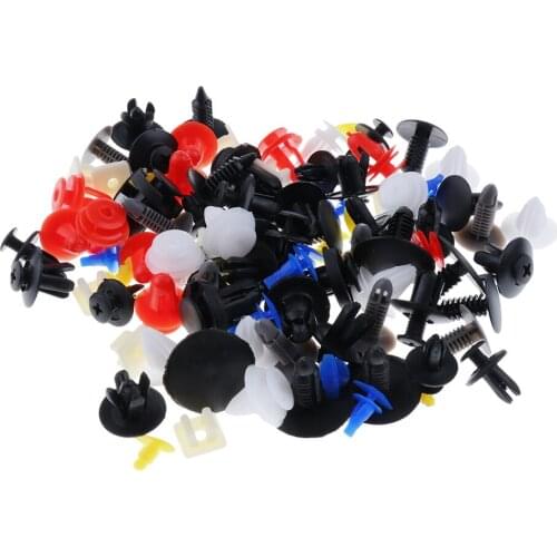 100PCS Car Body Interior Rivet Bumper Retainer Fastener Clip 12 Types