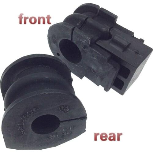 2pcs for renault Koleos Front Rear Balance Rod Gluesheath Open Glue Front Rear Torsion-Bar Spring Rubber Sleeve Bushing