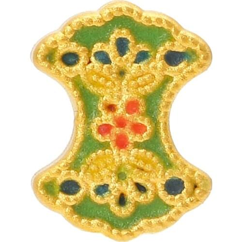 Pure 24K Yellow Gold Bracelet 999 Gold Ruyi DIY Bracelet Women Bracelet