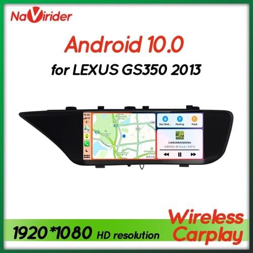 12.3inch Android 10 Car Radio Video Player For 2015 Lexus GS 350 F-Sport Gs350 Central Multimedia in Dash GPS Autoradio