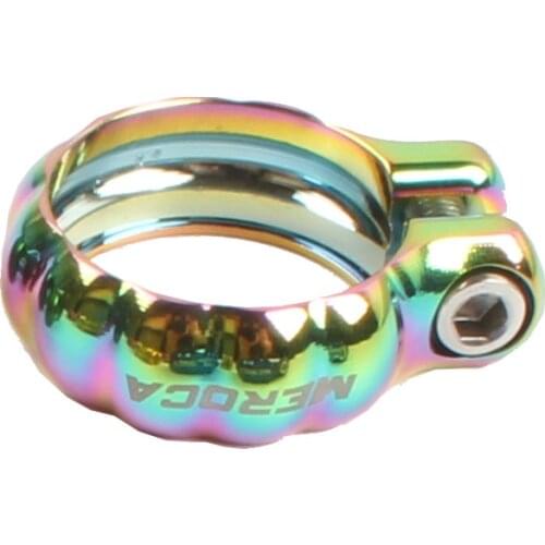 MEROCA 26.8mm/28.6mm Aluminium Alloy Balance Bike Seatpost Clamp Seat Tube Bicycle Parts 12.4g