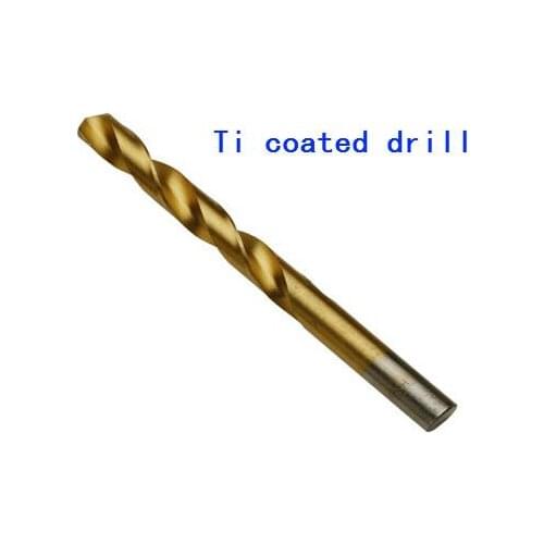 Free Shipping 10 Pcs 3.0mm HSS titanium coated straight shank drill Hemp flowers, high quality straight shank drill