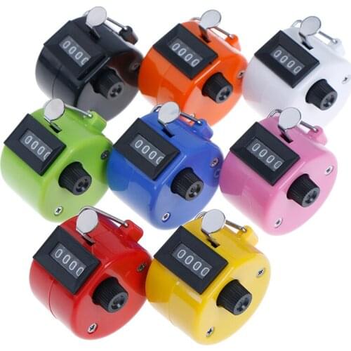 Digital Hand Tally Counter 4 Digit Number Hand Held Tally Counter Manual Counting Golf Clicker Training Counter Tally Clicker
