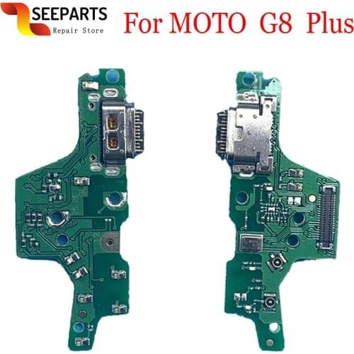 For Moto G8 Plus USB Charging Charger Dock Port Board Flex Cable For Motorola G8 Plus