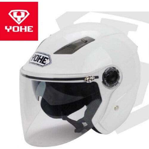 ABS YOHE dual lens half face motorbike helmet /motorcycle helmets Eternal electric bicycle Safety helmets YH837 SIZE M L XL XXL