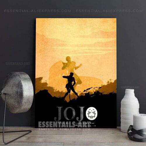 JoJo V Golden Wind Giorno Giovanna Anime Manga Poster Wall Art Print Picture Living Room Home Decor Painting Decoration Canvas