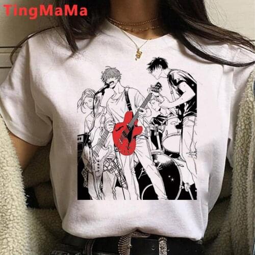 Given T Shirt Women Anime Sleeve Yaoi Bl Given Given Yaoi Japanese Manga T-shirt Cartoon Graphic Tees Summer Tops Harajuku