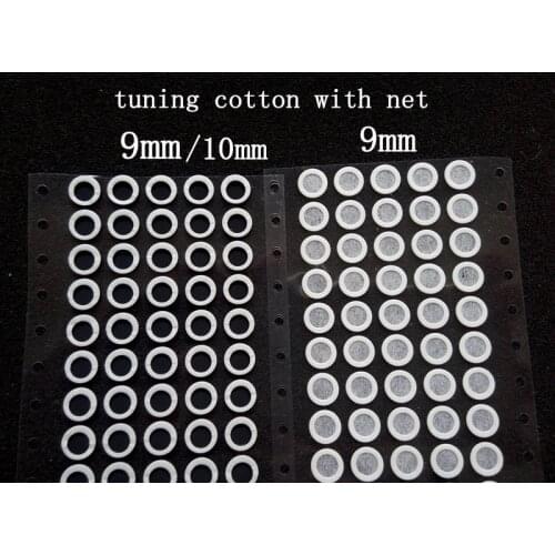 DIY 8mm 9mm 10mm ear headphone unit tuning cotton dust network