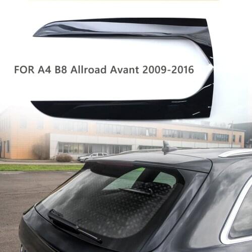 For AUDI A4 B8 Rear Window Side Spoiler Canard Splitter For AUDI A4 B8 Allroad Avant 2009-2016 1 Pair VODOOL Brand