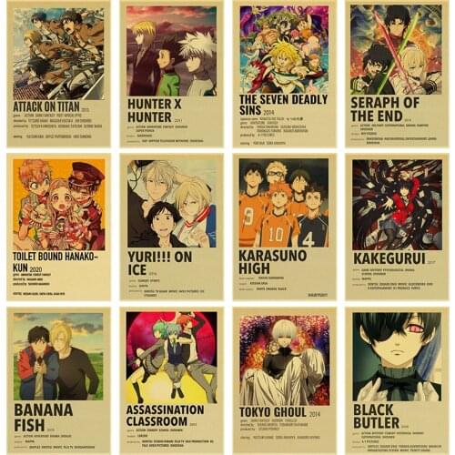 Prints of the anime manga "Seraph of the End", anime character art posters and canvas paintings to decorate the childrens room