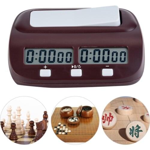 Chess Clocks Professional Digital chess board competition Count Up Down Chess games Electronic Alarm stop timer