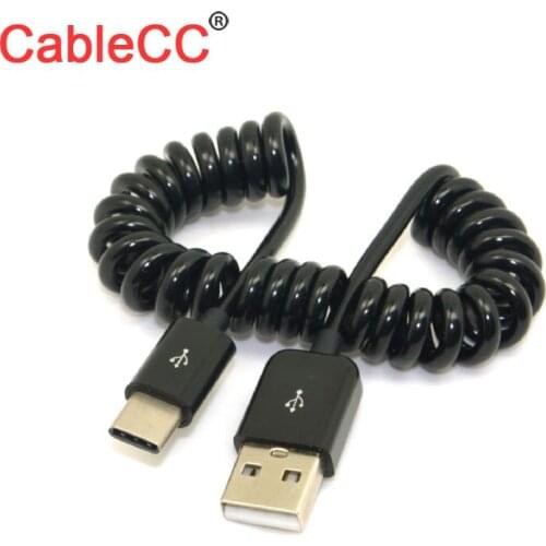 Xiwai Stretch USB-C 3.1 Type C Male to Standard USB 2.0 A Male Data Cable High Quality for N1 Tablet & Mobile Phone 1m