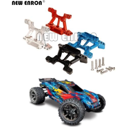 1:10 1Pc #6739 Aluminum Front Shock Tower Car Shell Mount Fixing Bracket for RC Car Parts 1/10 Traxxas Ruslter 4X4 VXL Hoss 4X4