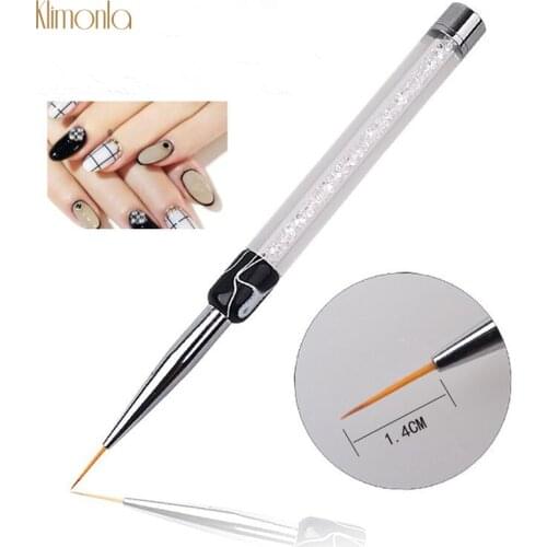 1pcs Professional Nail Art Liner Painting Pen For UV Gel Brushes Drawing Kit DIY Acrylic 3D Design Manicure Tools