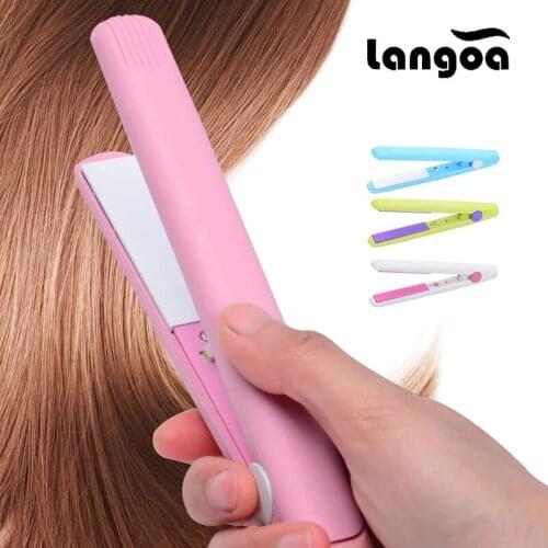 2021 Sales Hot New Goods Lightweight Hair Styling Tool Ceramic Iron Hair Straightenr Curler Mini Orders