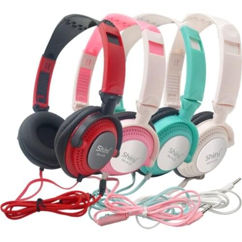 3.5mm Wired Earphones Headset Wire Waterproof For PC Gamer Stereo Foldable Bass Headphone For Phone With Microphone Earbuds