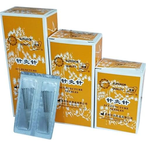3 boxes 200pcs accupuncture massage needle non-disposable sterile reusable ring handle acupuncture needles