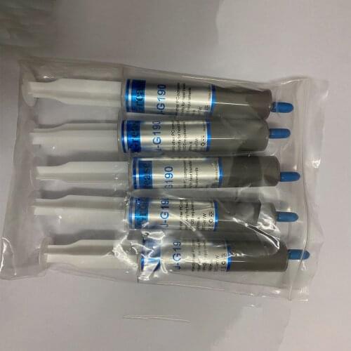 5pcs New 30g Syringe Thermal Grease gray CPU Chip Heatsink Paste Conductive Compound ABS Material Brand New